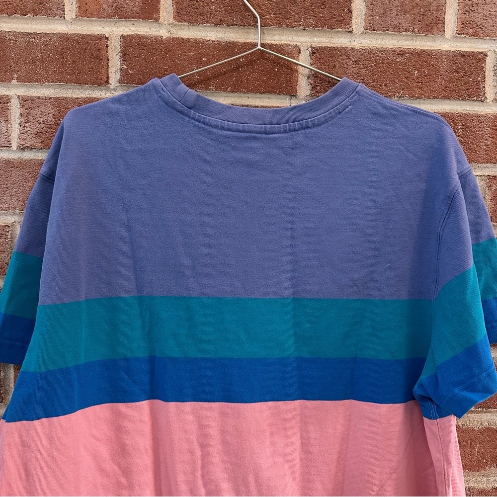 J. Crew‎ Tshirt Rugby Multistripe Size XL Vintage Look - Picture 3 of 14
